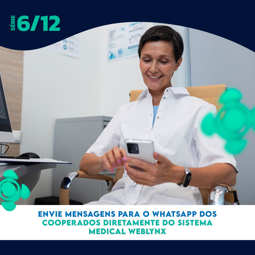 WhatsApp integrado ao Medical Weblynx: comunicação mais rápida, prática e segura.
